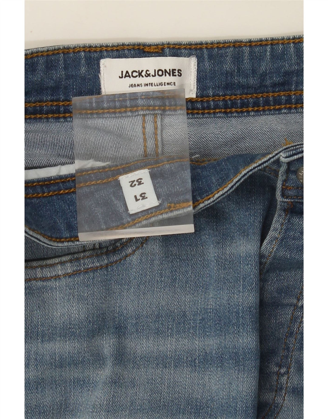 Мужские прямые джинсы JACK & JONES W31 L32 синие, хлопок