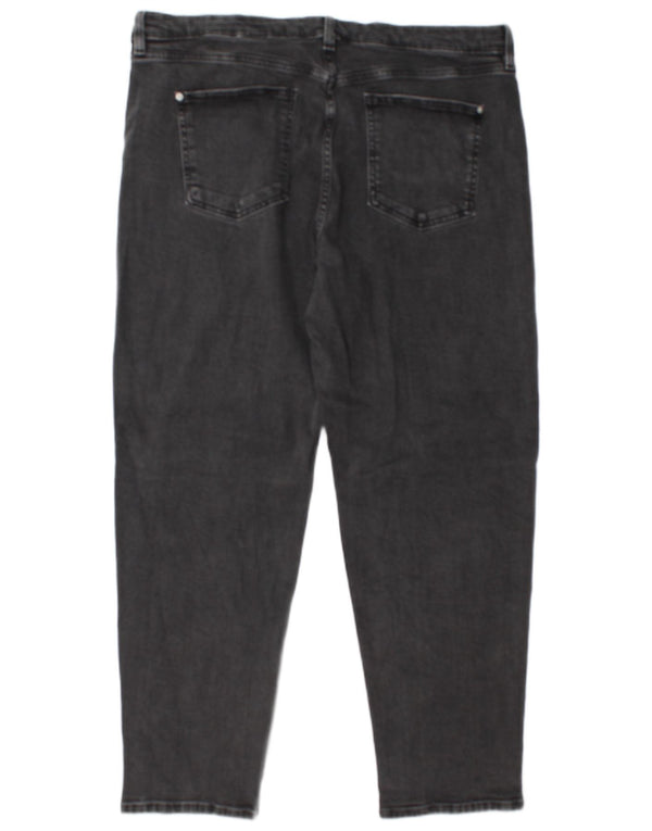 Женские зауженные джинсы Marks & Spencer UK 20 2XL W38 L29 Серые хлопковые