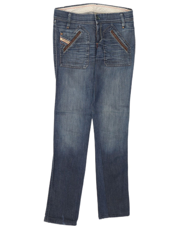 Женские узкие джинсы Diesel W27 L31, синие, хлопок