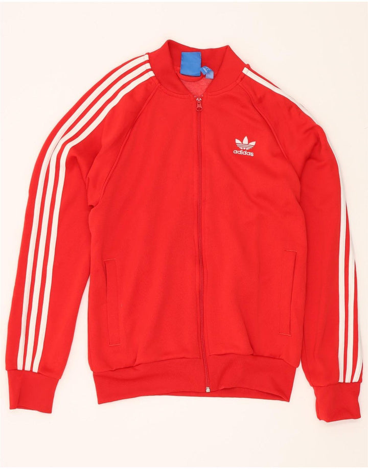 Мужской спортивный костюм Adidas, верхняя куртка, средний красный полиэстер