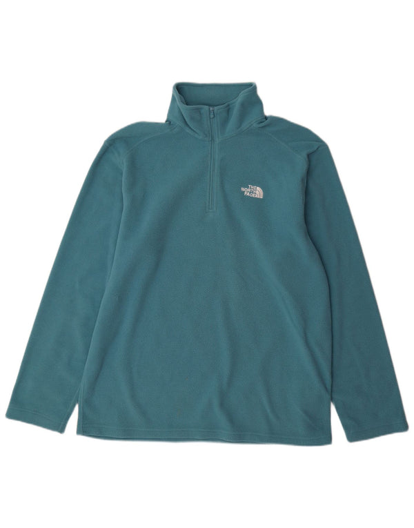 Мужской флисовый джемпер с воротником на молнии The North Face, большой синий, полиэстер