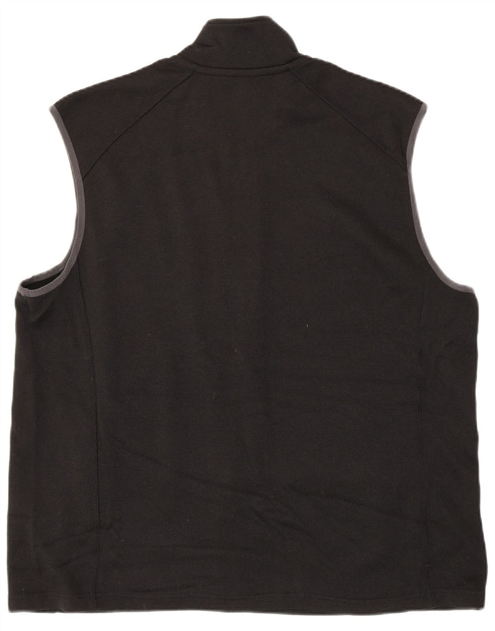 Мужской спортивный костюм без рукавов EDDIE BAUER, верхняя куртка XL, черный полиэстер