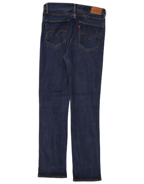 Женские прямые джинсы Levi's 724 с высокой посадкой W30 L30 синие из лиоцелла