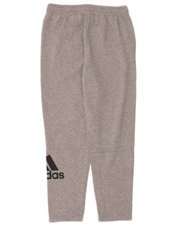 Мужские спортивные брюки Adidas с графическим рисунком, большие серые хлопковые