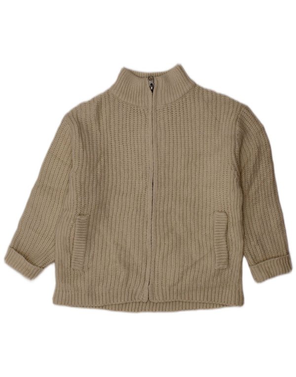 ZARA Baby Boys Cardigan Sweater 18-24 Months Beige Acrylic