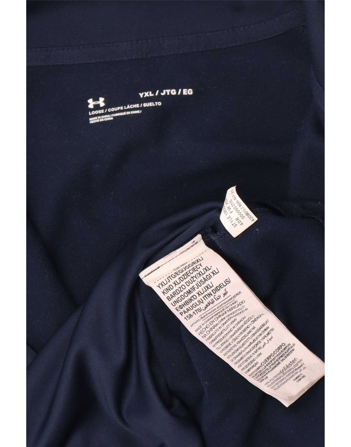 Спортивный костюм Under Armour для мальчиков, верхняя куртка, 13–14 лет, XL, темно-синий, полиэстер