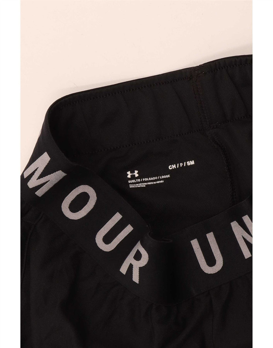 Мужские спортивные шорты с рисунком Under Armour, маленькие черные
