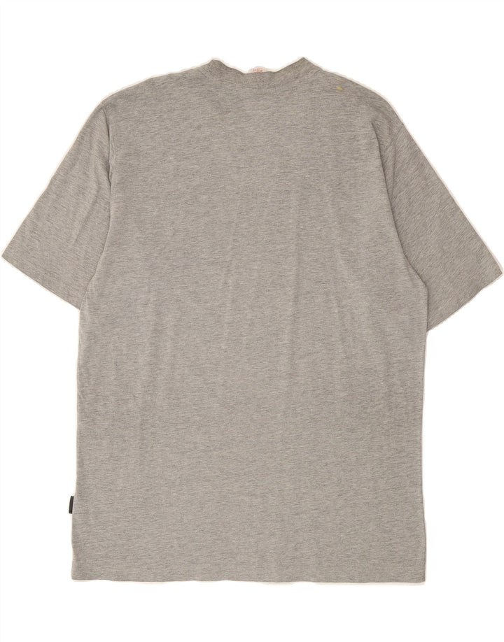 ADIDAS Mens T-Shirt Top UK 40/42 Medium Grey Cotton Vintage Adidas and Second-Hand Adidas from Messina Hembry 