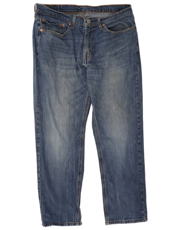 Мужские прямые джинсы Levi's W34 L29, синий хлопок