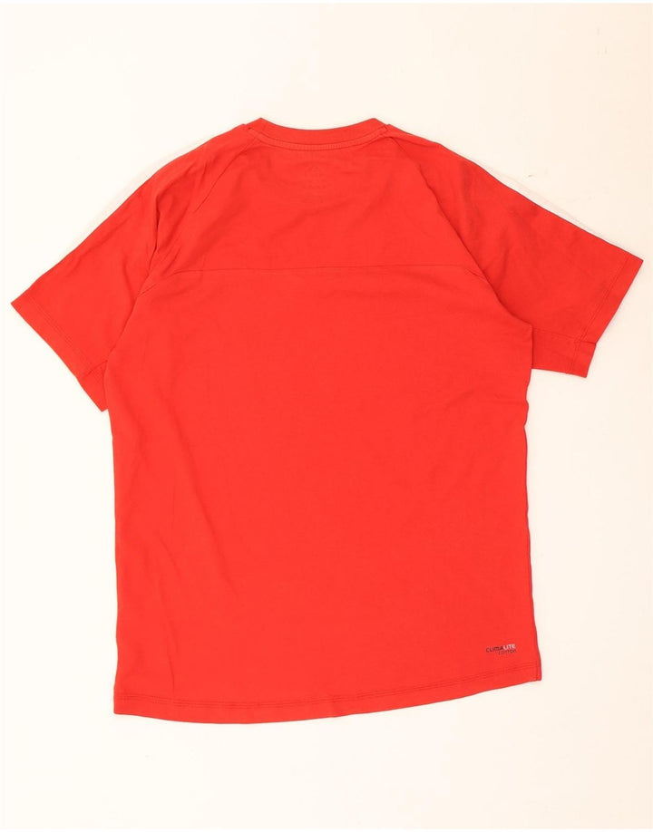 Adidas Мужская футболка Climalite Top Medium Red Cotton