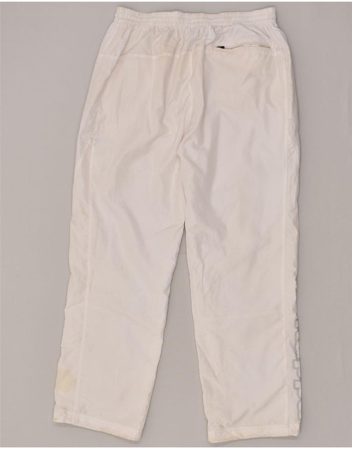 KAPPA Womens Graphic Tracksuit Trousers UK 20 2XL White Polyester | Vintage Kappa | Thrift | Second-Hand Kappa | Used Clothing | Messina Hembry 