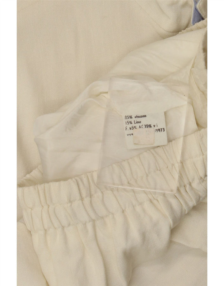 Женский бомбер VINTAGE UK 12, средний цвет из вискозы с цветными блоками белого цвета