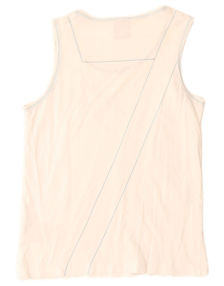 Майка с графическим рисунком Nike для мальчиков 10–11 лет, средний белый полиэстер