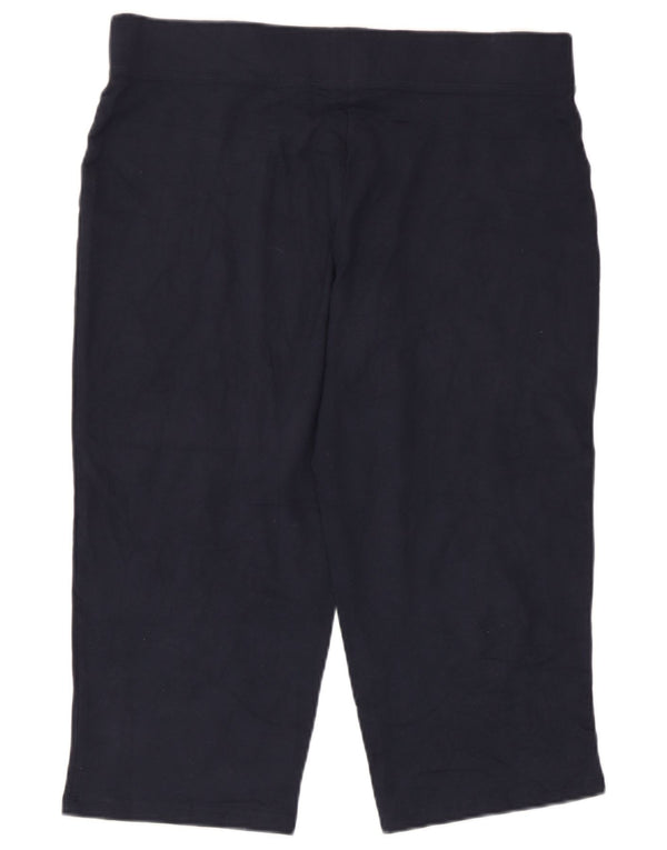 Женские спортивные брюки-капри Marks & Spencer UK 12, средние, темно-синие