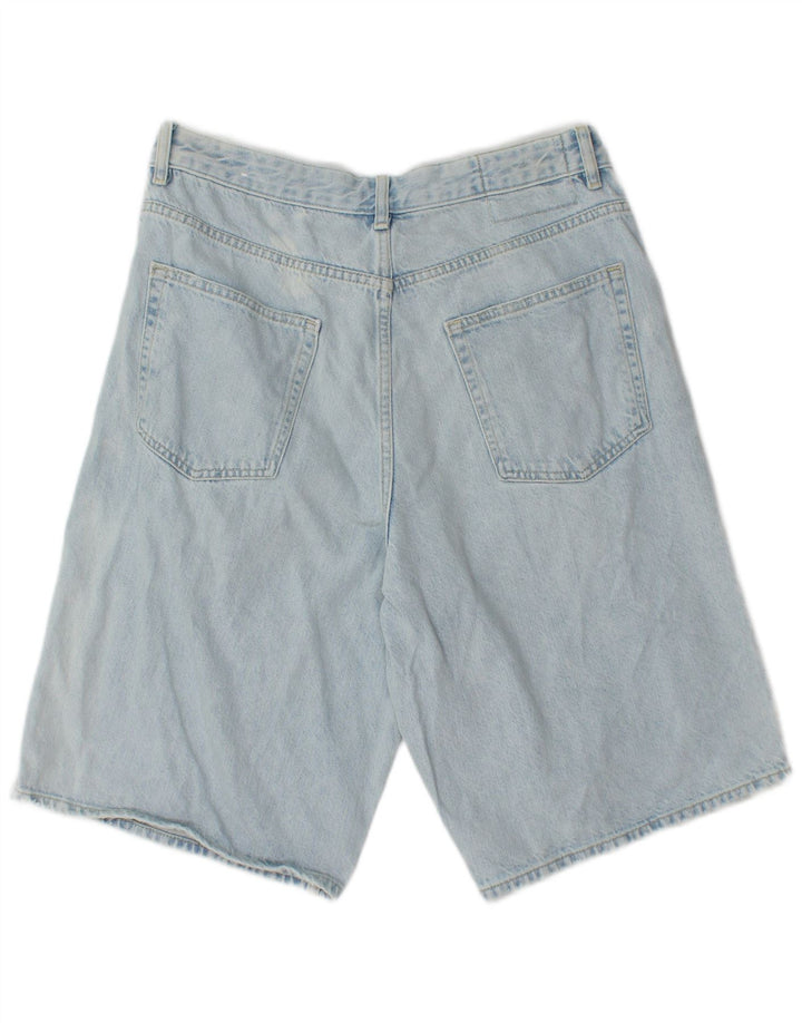 Мужские джинсовые шорты Zara EU 42, большие, W32, синие, хлопок