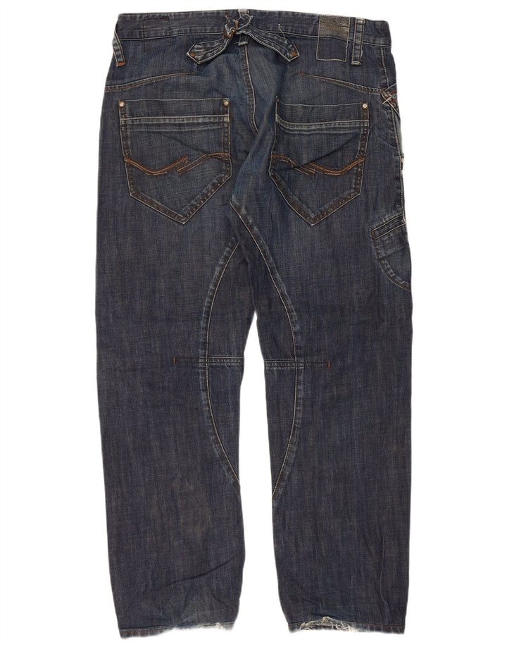 Мужские прямые джинсы JACK & JONES W36 L29 синие, хлопок