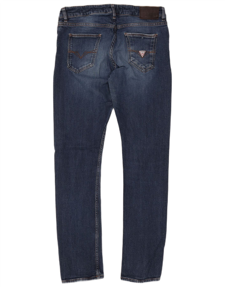 Женские джинсы скинни GUESS Miami W34 L31, синий хлопок