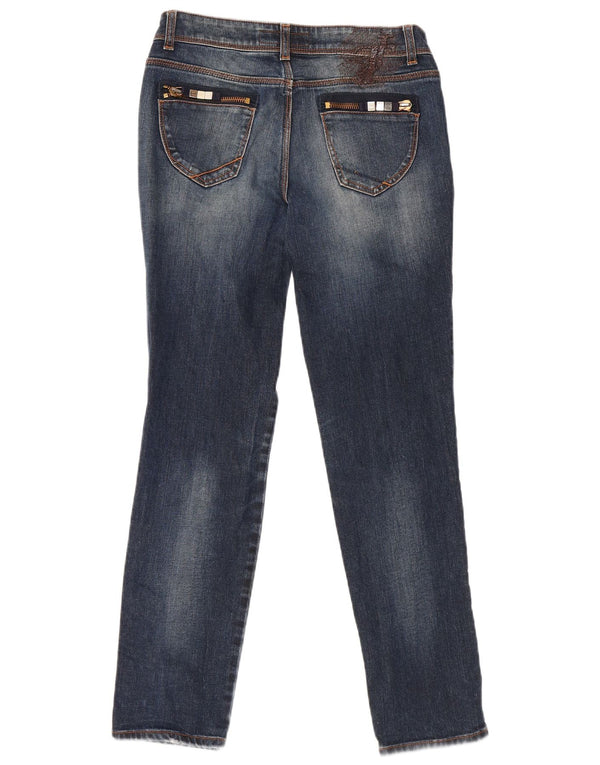 TRUSSARDI Womens Slim Jeans W27 L29 Blue Cotton