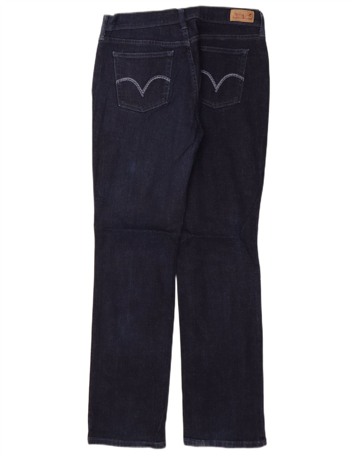 Женские прямые джинсы LEVI'S US 8 Medium W29 L32 Темно-синий хлопок