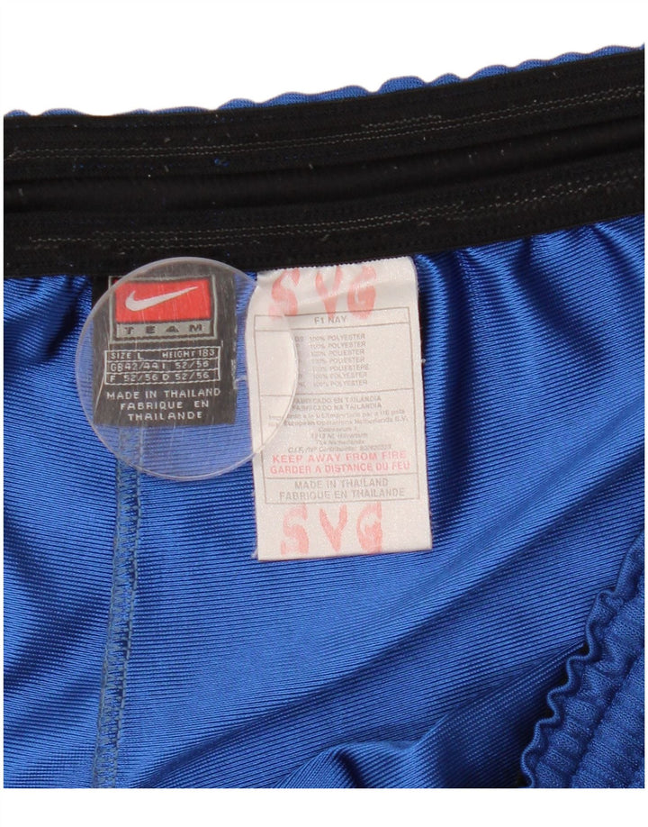 Мужские спортивные шорты Nike UK 42/44, большие синие, полиэстер