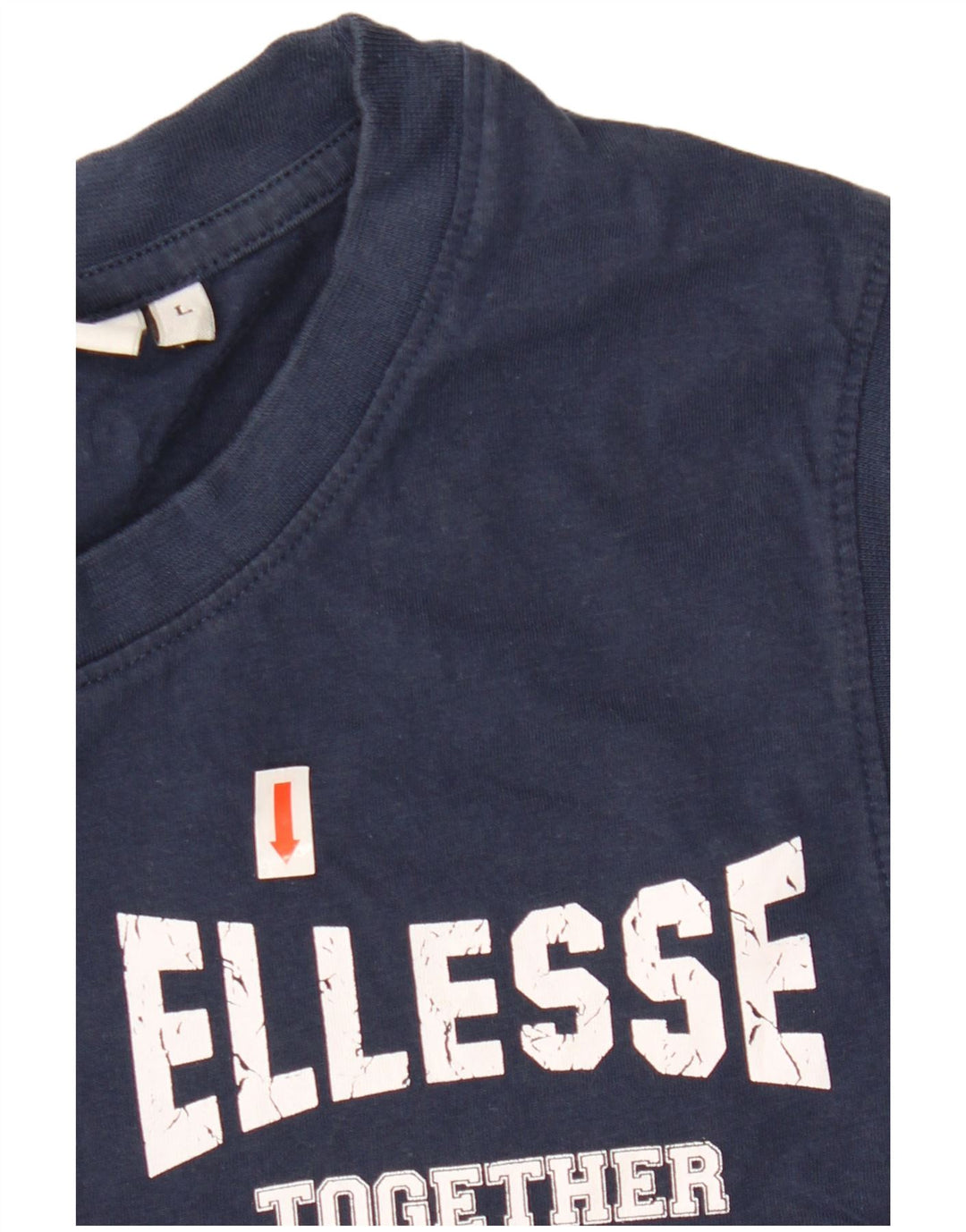 Женский жилет с рисунком ELLESSE UK 16, большой размер, темно-синий, хлопок