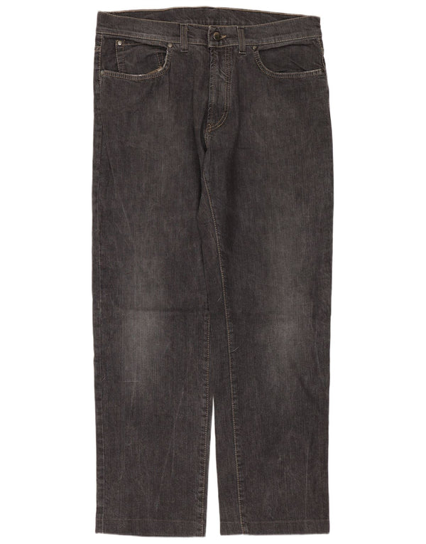 Мужские прямые джинсы Trussardi W36 L30, черный хлопок