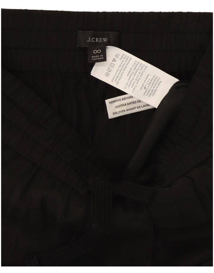 Женские повседневные брюки для бега J. CREW US 00 2XS W22 L26, черный хлопок