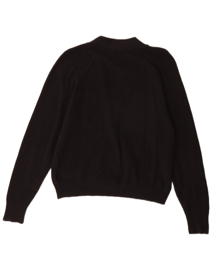 Женский кардиган Gap UK 16, большой черный хлопковый свитер