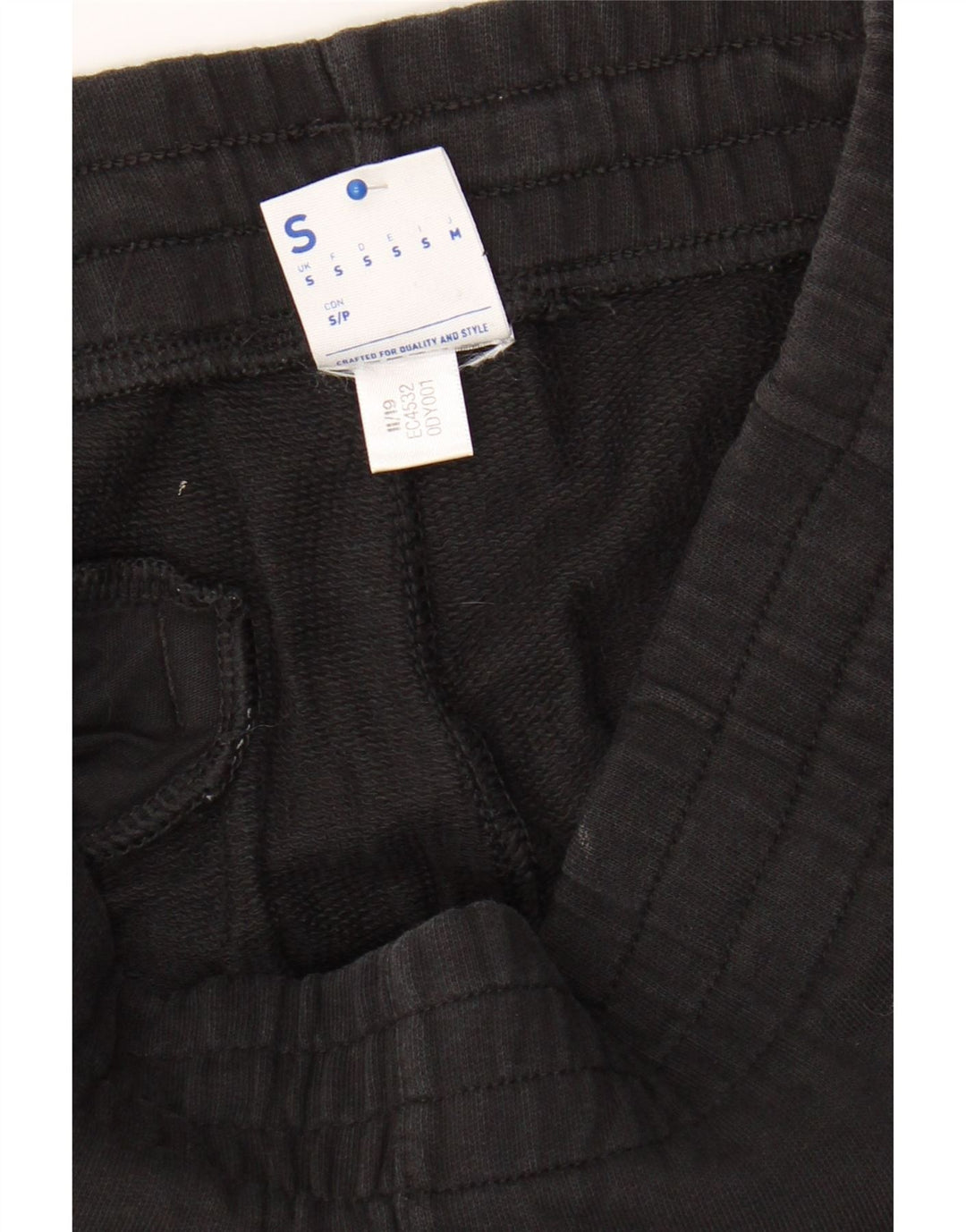 REEBOK Mens Tracksuit Trousers Joggers Small Black Vintage Reebok and Second-Hand Reebok from Messina Hembry 