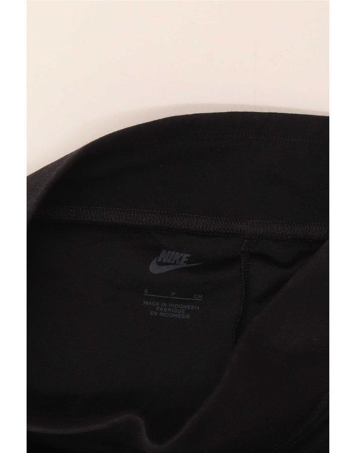 Женские спортивные брюки-клеш Nike UK 10, маленькие черные