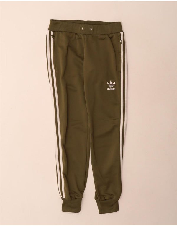 Женские спортивные брюки Adidas Joggers UK 10, маленький зеленый полиэстер