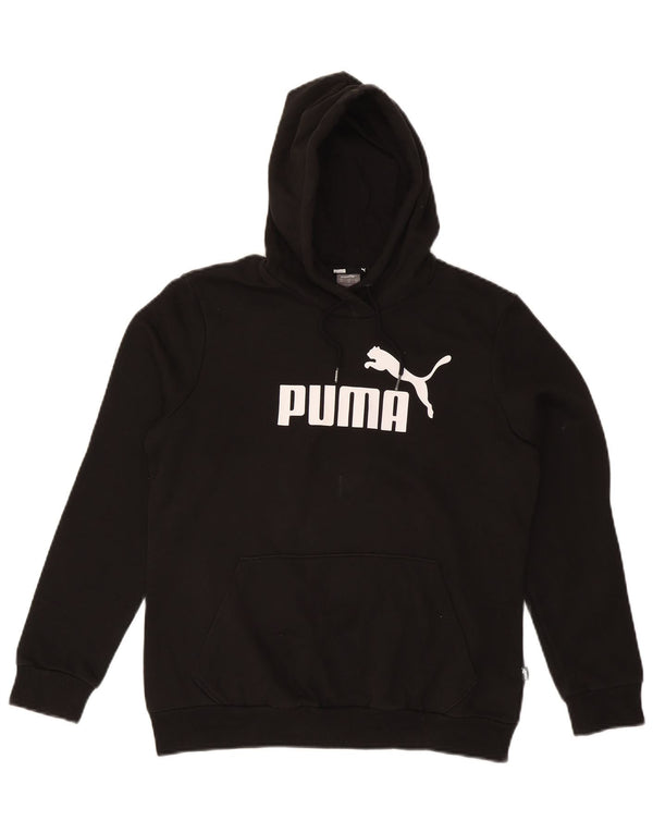 Женский джемпер с капюшоном PUMA UK 14, средний черный, хлопок