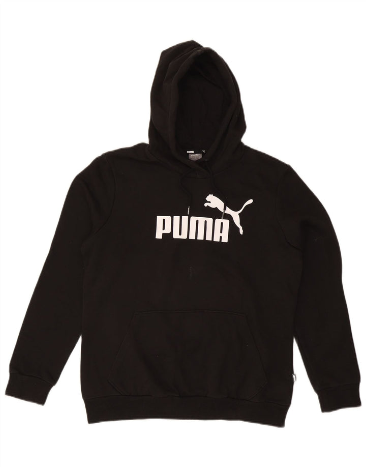 Женский джемпер с капюшоном PUMA UK 14, средний черный, хлопок