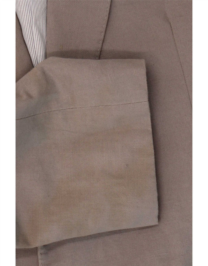 Crew Clothing Мужской пиджак на 2 пуговицах, Великобритания, 42 XL, серый хлопок