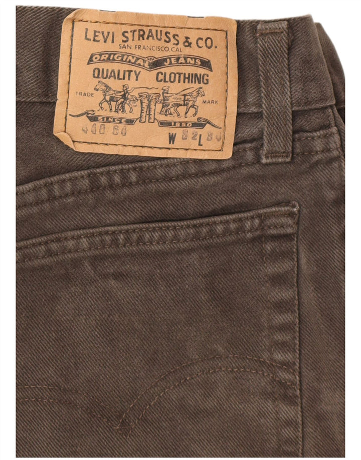 Мужские прямые джинсы LEVI'S W32 L34 Серые, хлопок