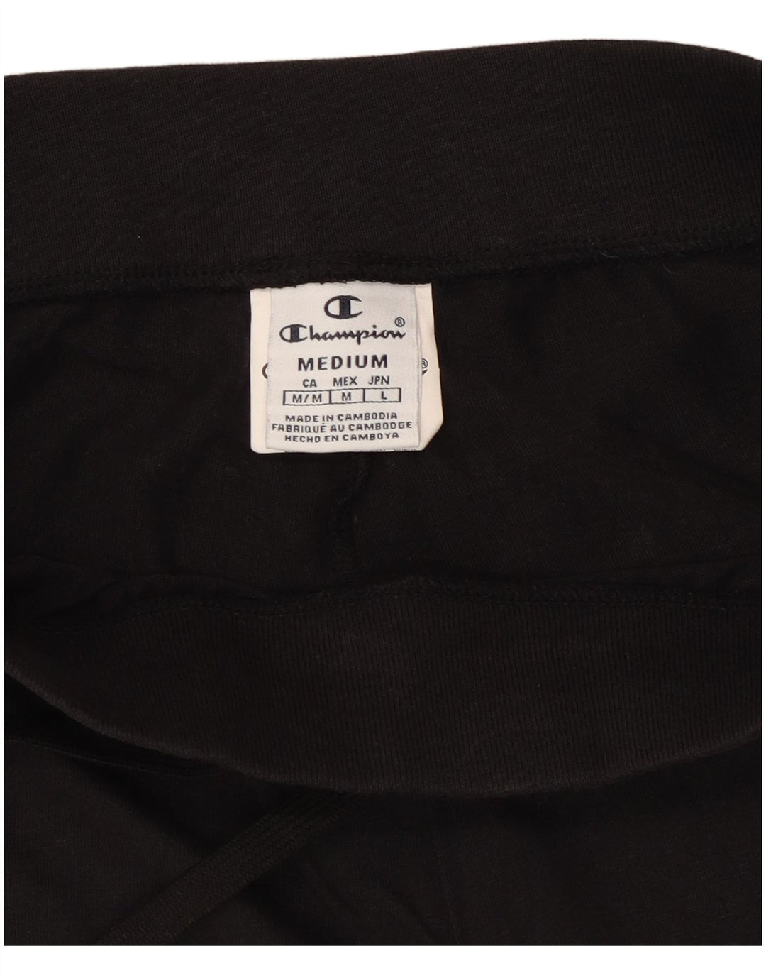 Женские спортивные шорты Champion UK 12, средний размер, черный хлопок, хлопок