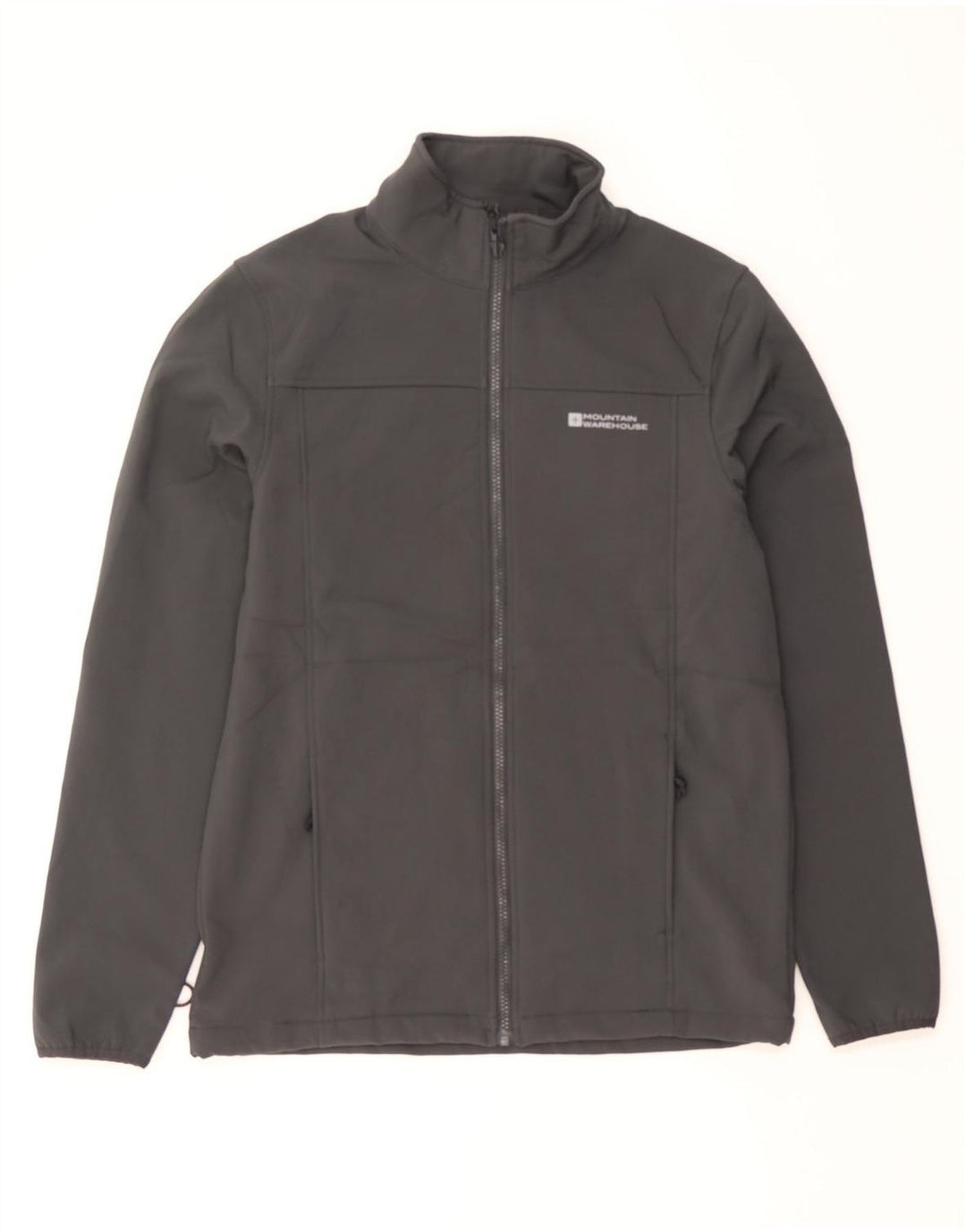 MOUNTAIN WAREHOUSE Mens Windbreaker Jacket UK 36 Small Grey Polyester Vintage Mountain Warehouse and Second-Hand Mountain Warehouse from Messina Hembry 
