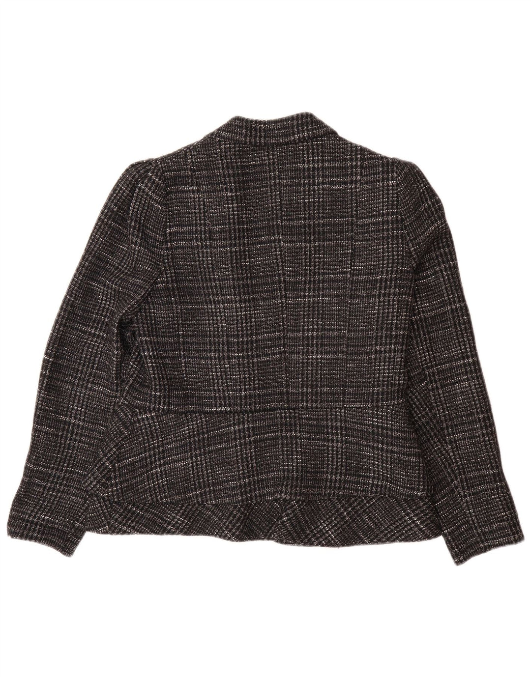 Женский пиджак MASSIMO DUTTI EU 42, большая серая клетка, хлопок