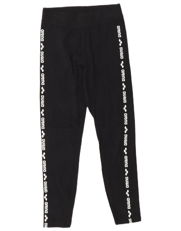 Женские леггинсы с рисунком ARENA UK 6 XS, черный хлопок