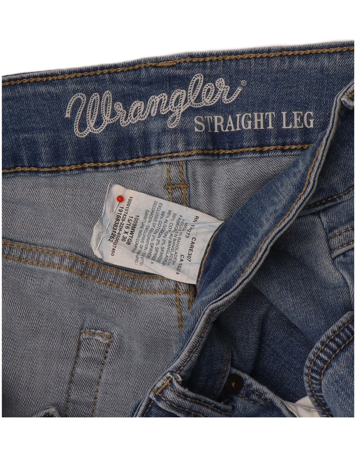 Женские прямые джинсы Wrangler W32 L30 синие, хлопок