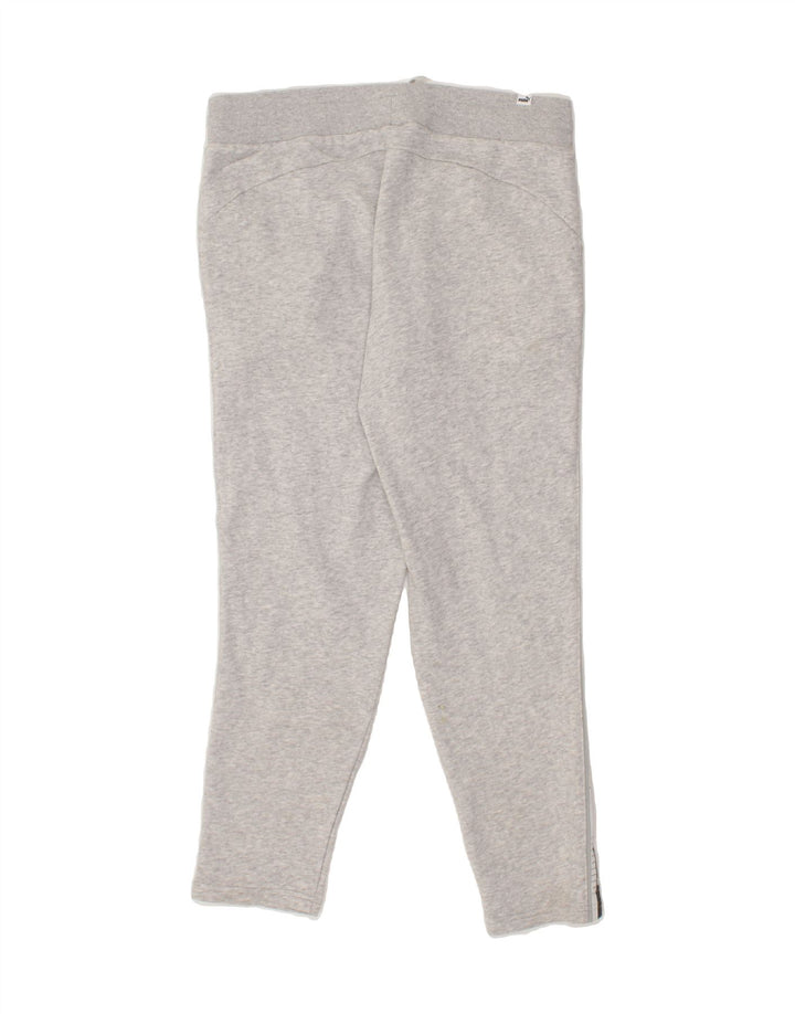 PUMA Womens Graphic Tracksuit Trousers UK 14 Large Grey Polyester Vintage Puma and Second-Hand Puma from Messina Hembry 