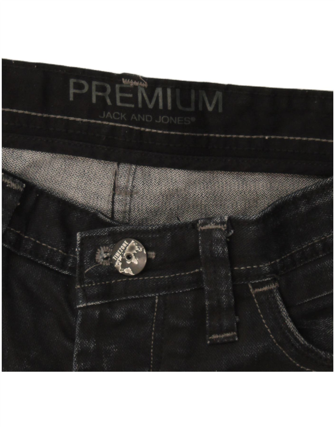 Джинсы мужские прямые Jack & Jones W36 L34 черные