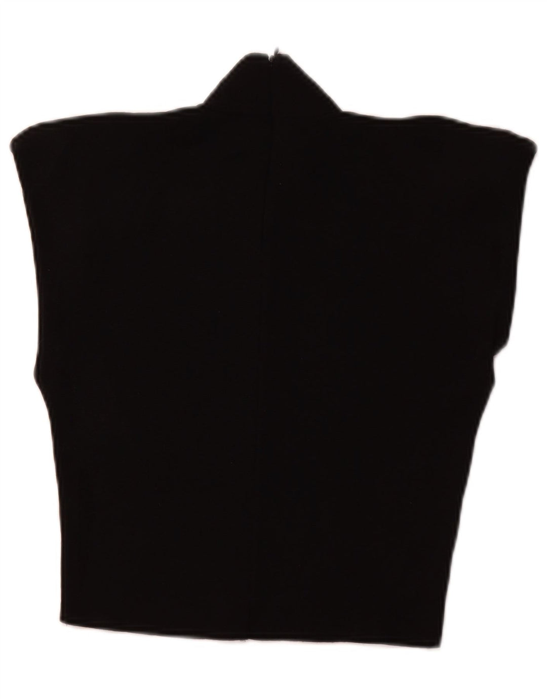 Женский укороченный джемпер с высоким воротником ZARA UK 12, средний черный