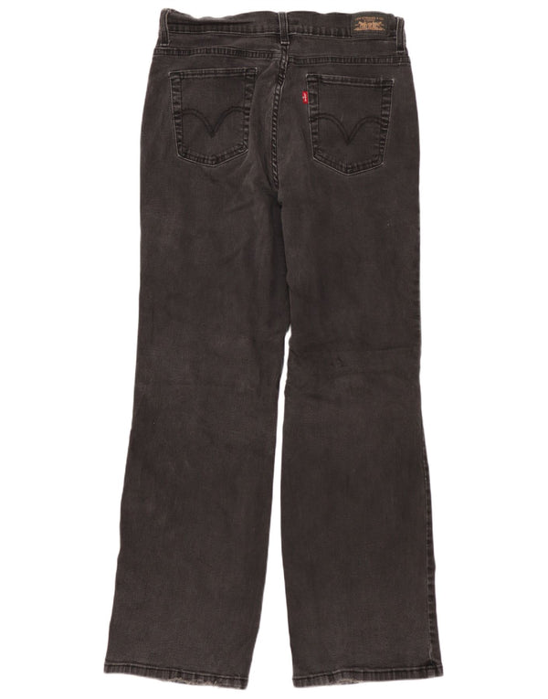 Женские джинсы LEVI'S 512 Bootcut США 12, большие W30 L30, черные