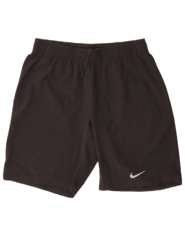 Мужские спортивные шорты Nike Dri Fit, большие черные, полиэстер