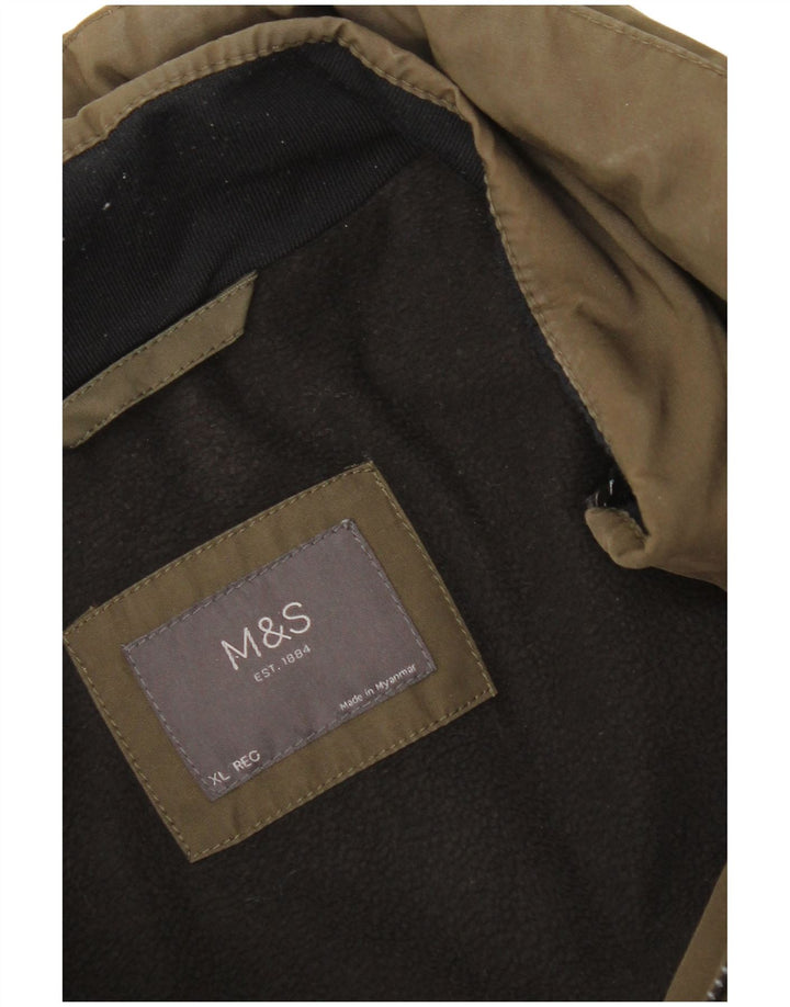 Мужская куртка с капюшоном Marks & Spencer UK 42 XL хаки