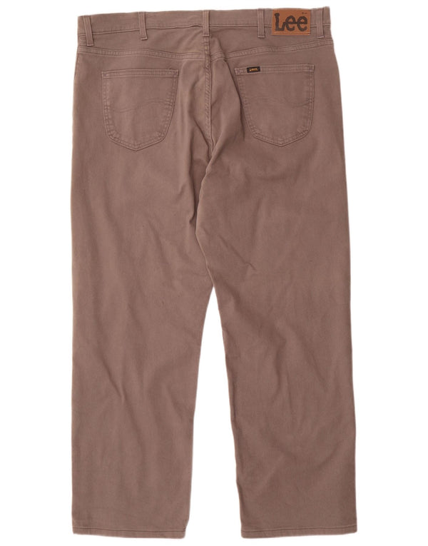 Женские прямые джинсы Lee Brooklyn W42 L30, серый хлопок