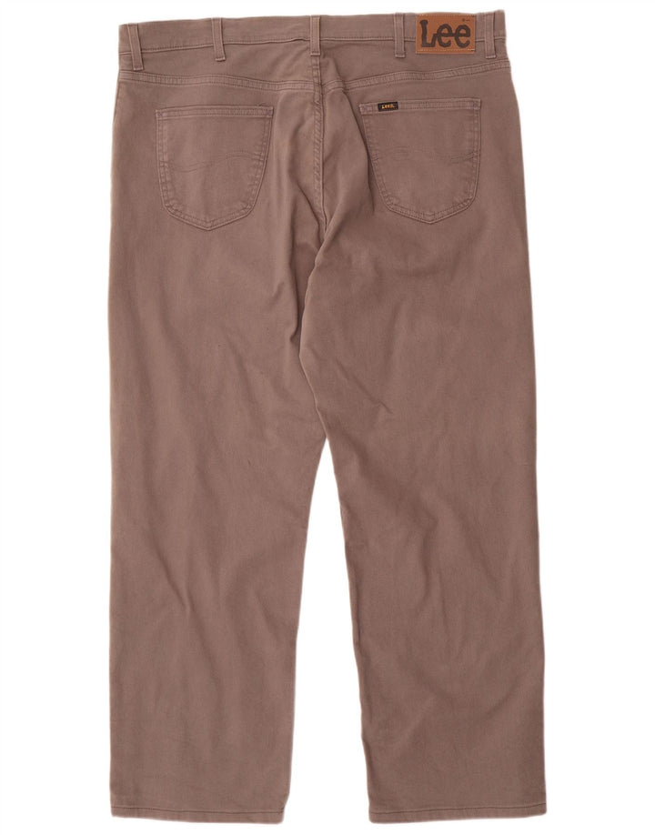 Женские прямые джинсы Lee Brooklyn W42 L30, серый хлопок