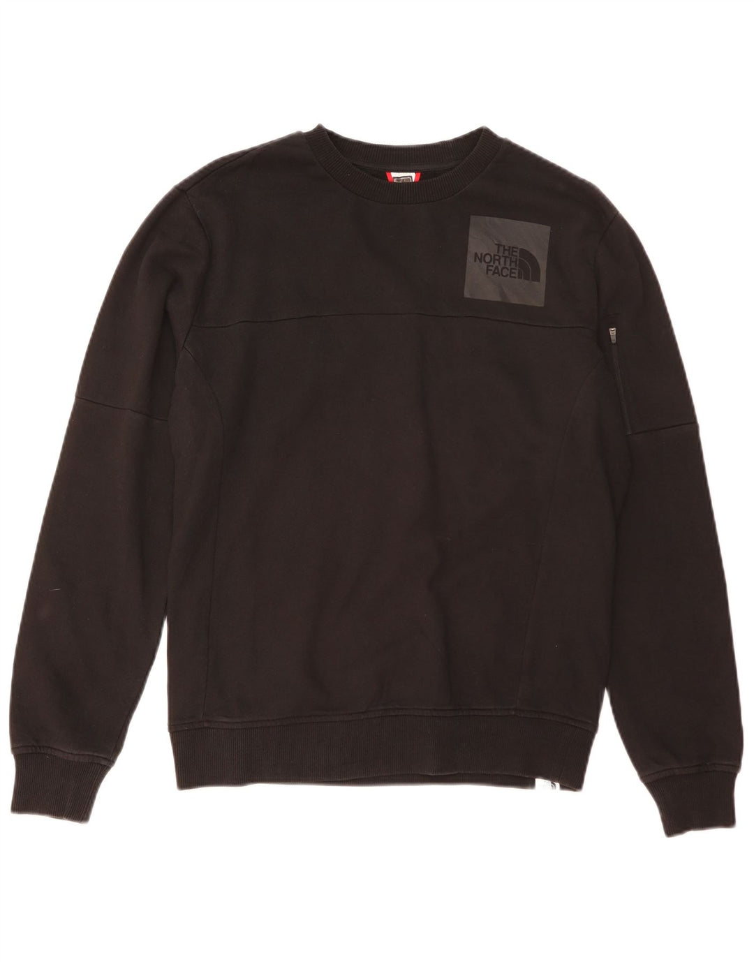 Мужской свитшот The North Face, хлопковый джемпер среднего размера, черный