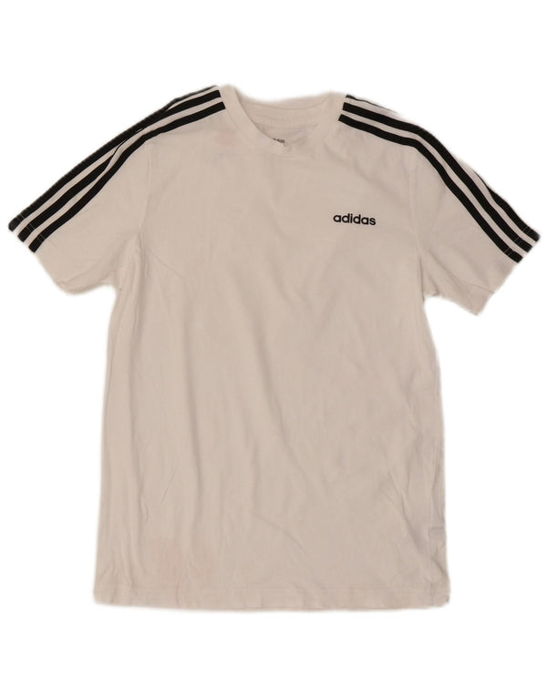 Футболка Adidas для мальчиков, топ 13-14 лет, белый хлопок